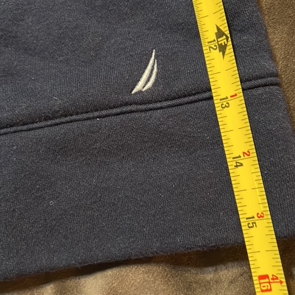 Nautical Navy nautical stripe hoodie XXL - Picture 5 of 5